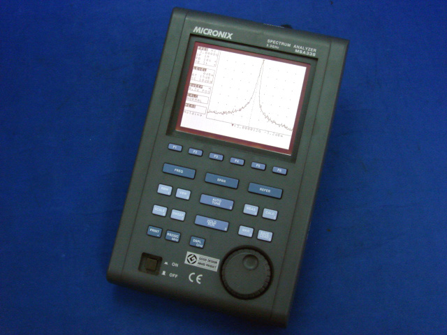 【中古測定器】マイクロニクス MSa338 ハンドヘルド・スペクトラムアナライザ★50KHz〜3.3GHz